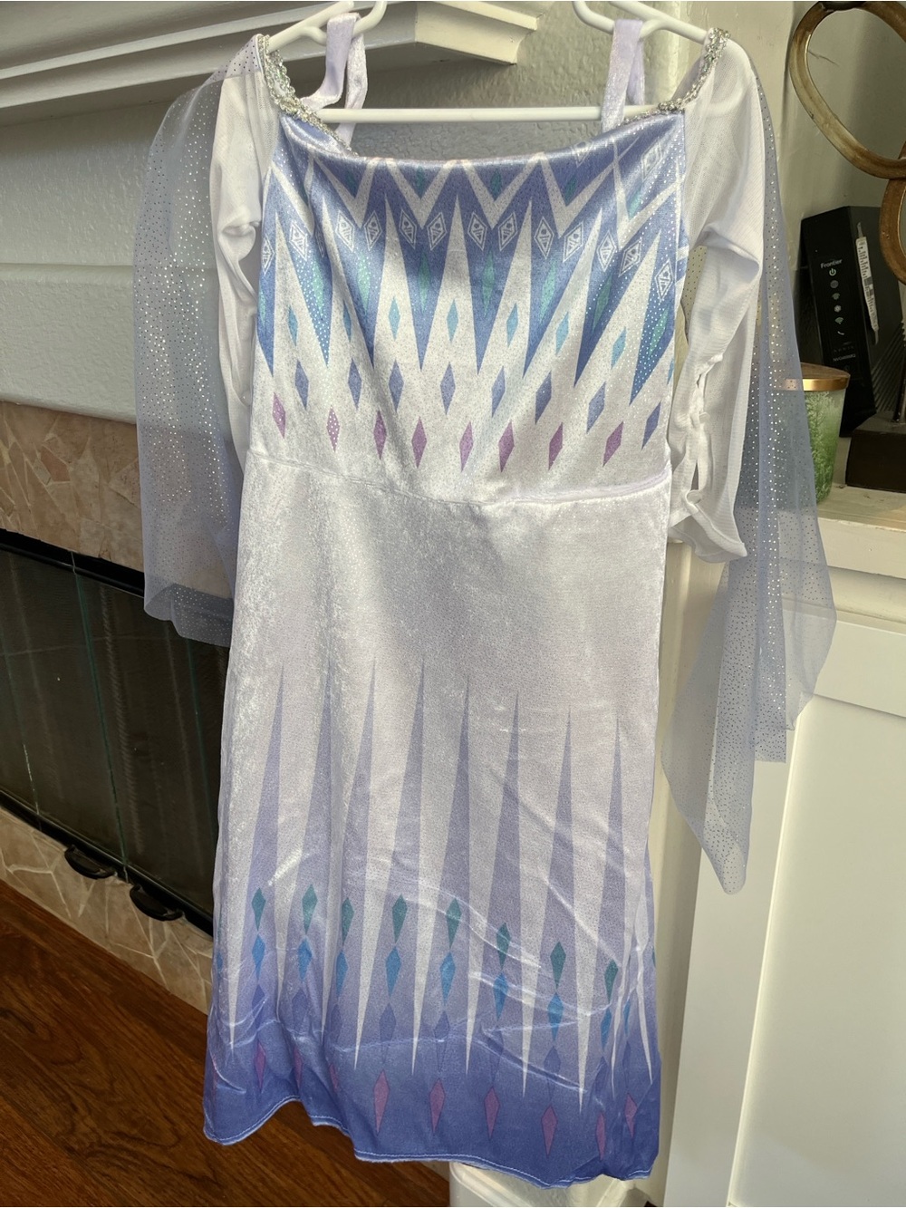 Sparkle Frozen-Inspired Costume Dress - Adaptive/ Accessible